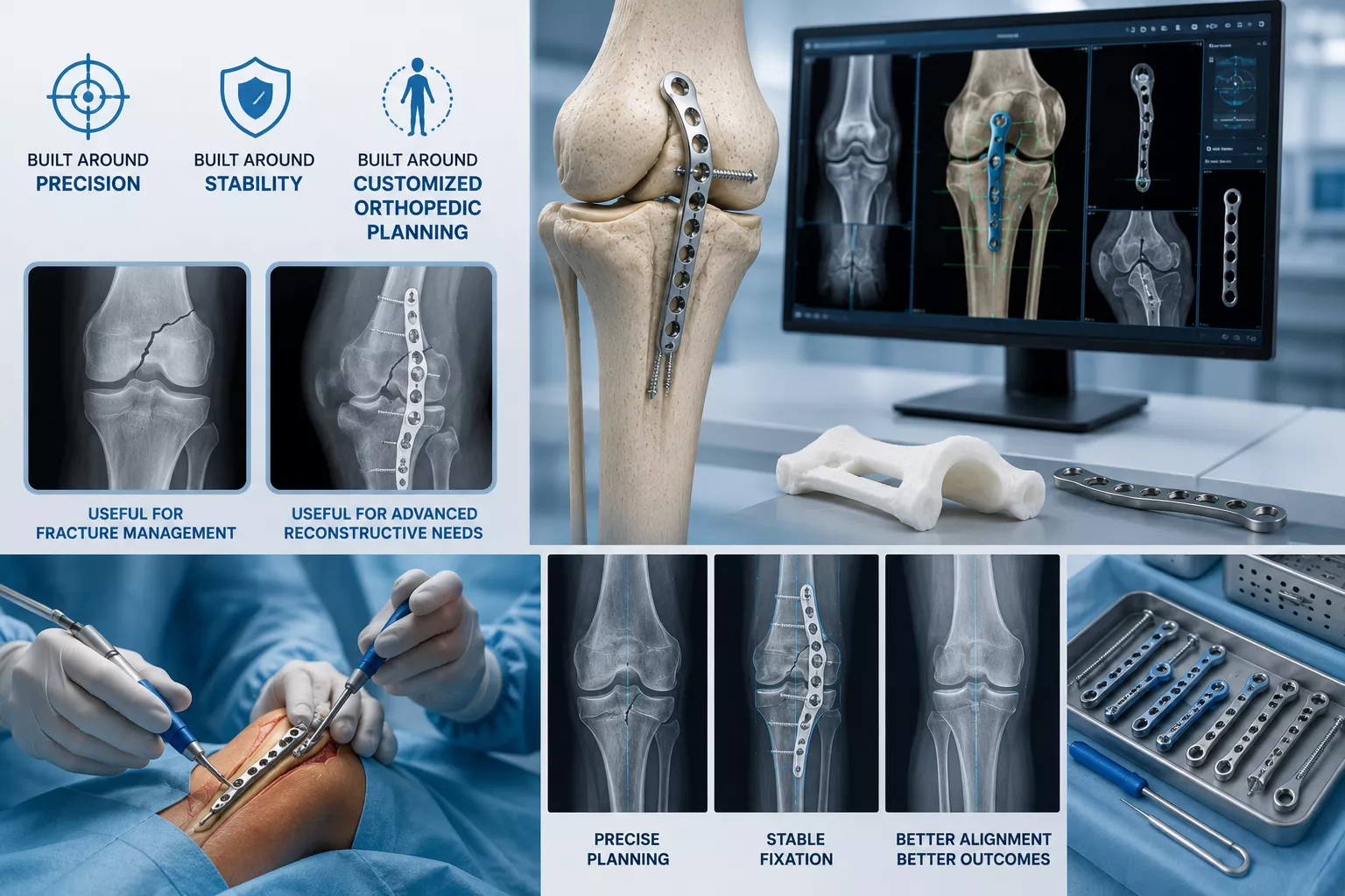 Built around precision stability and customized orthopedic planning
