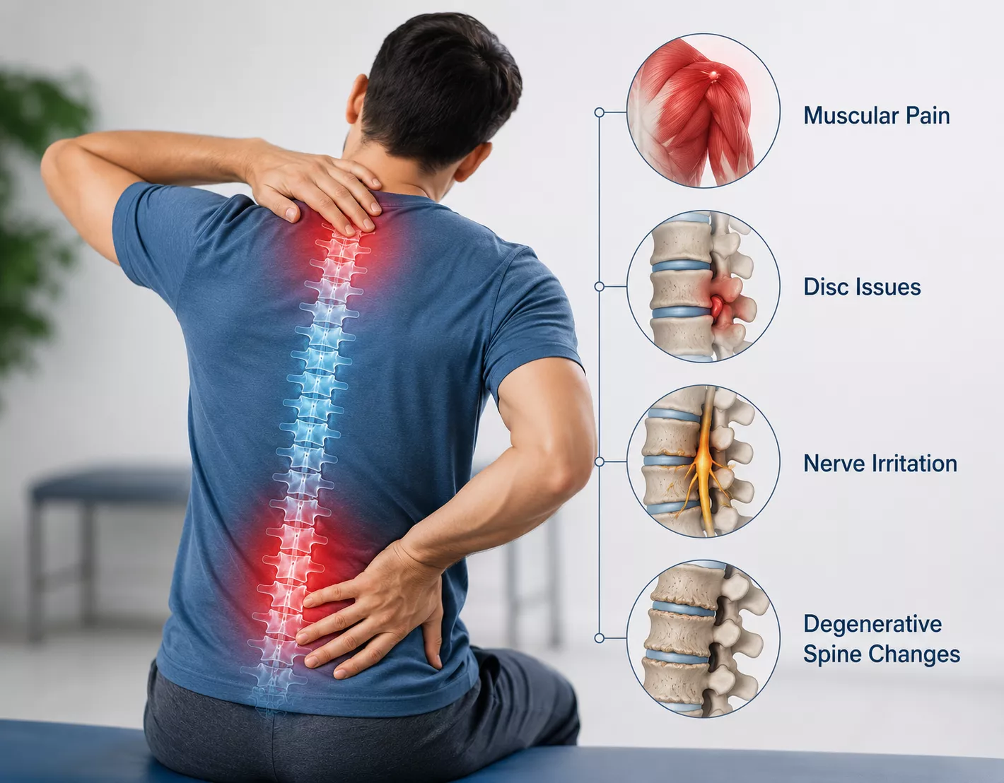 Cause based treatment for back pain