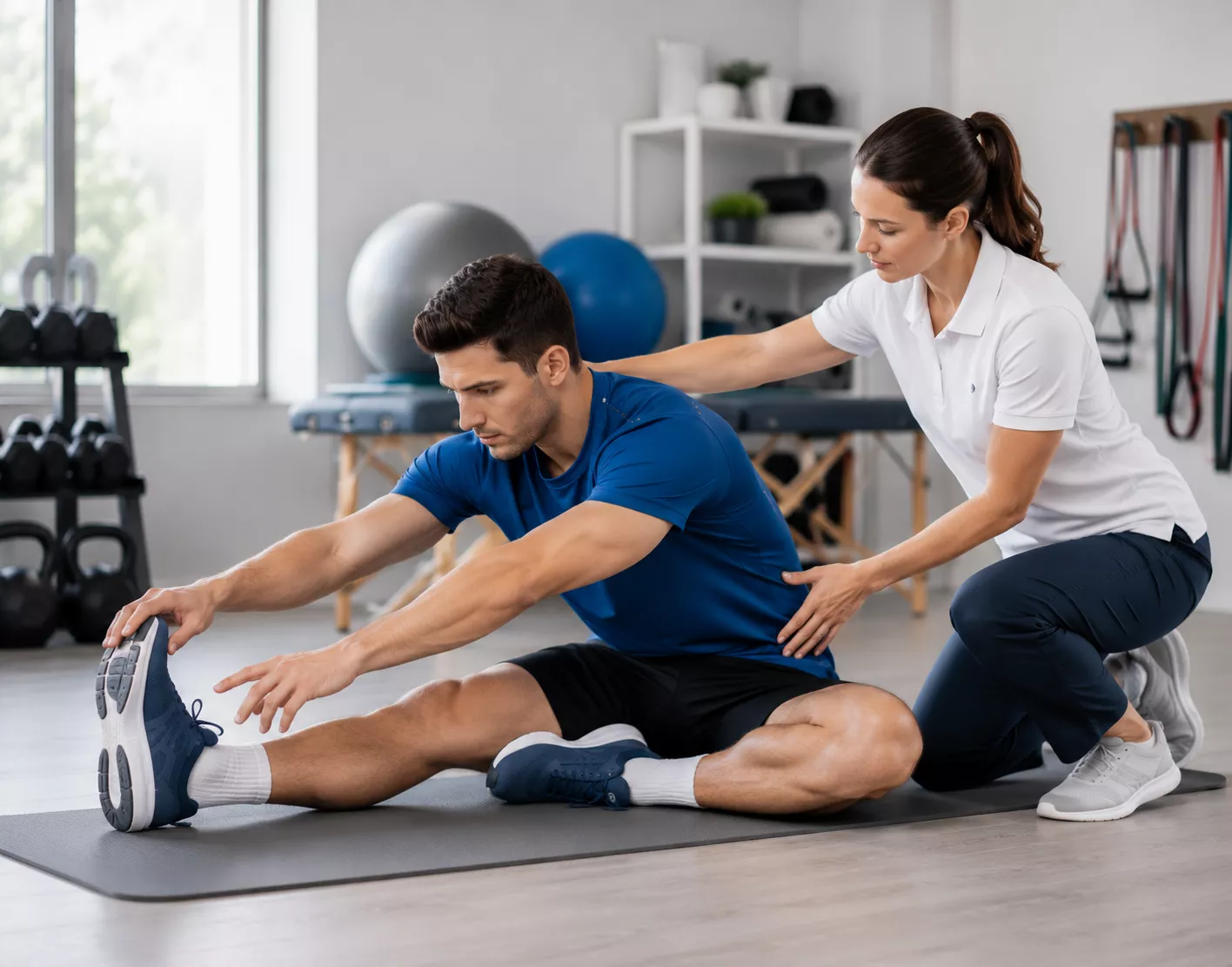 Flexibility support for sports physiotherapy
