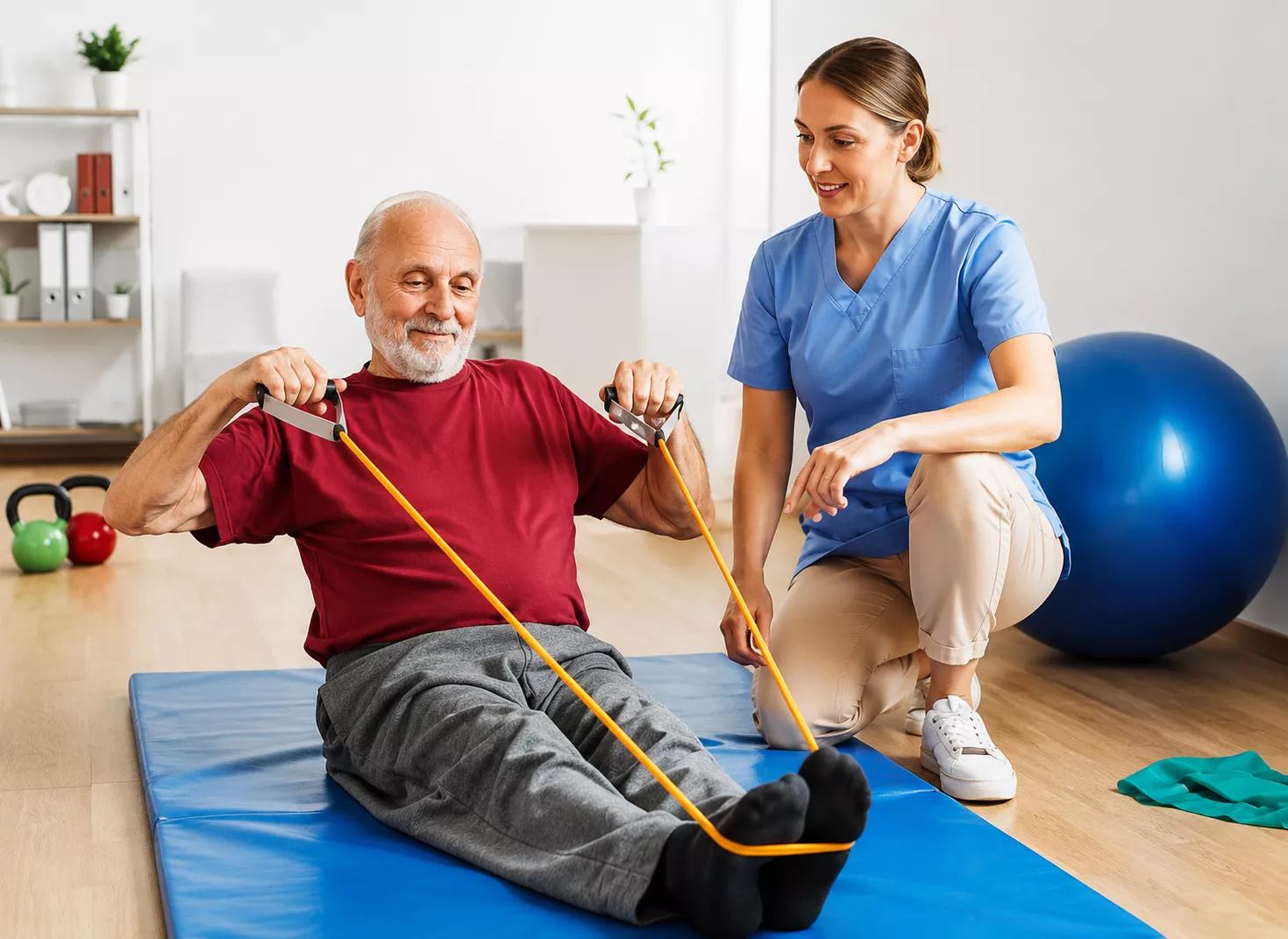 Geriatric physiotherapy support