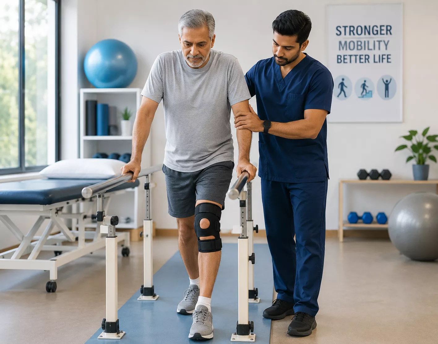 Mobility improvement after joint replacement