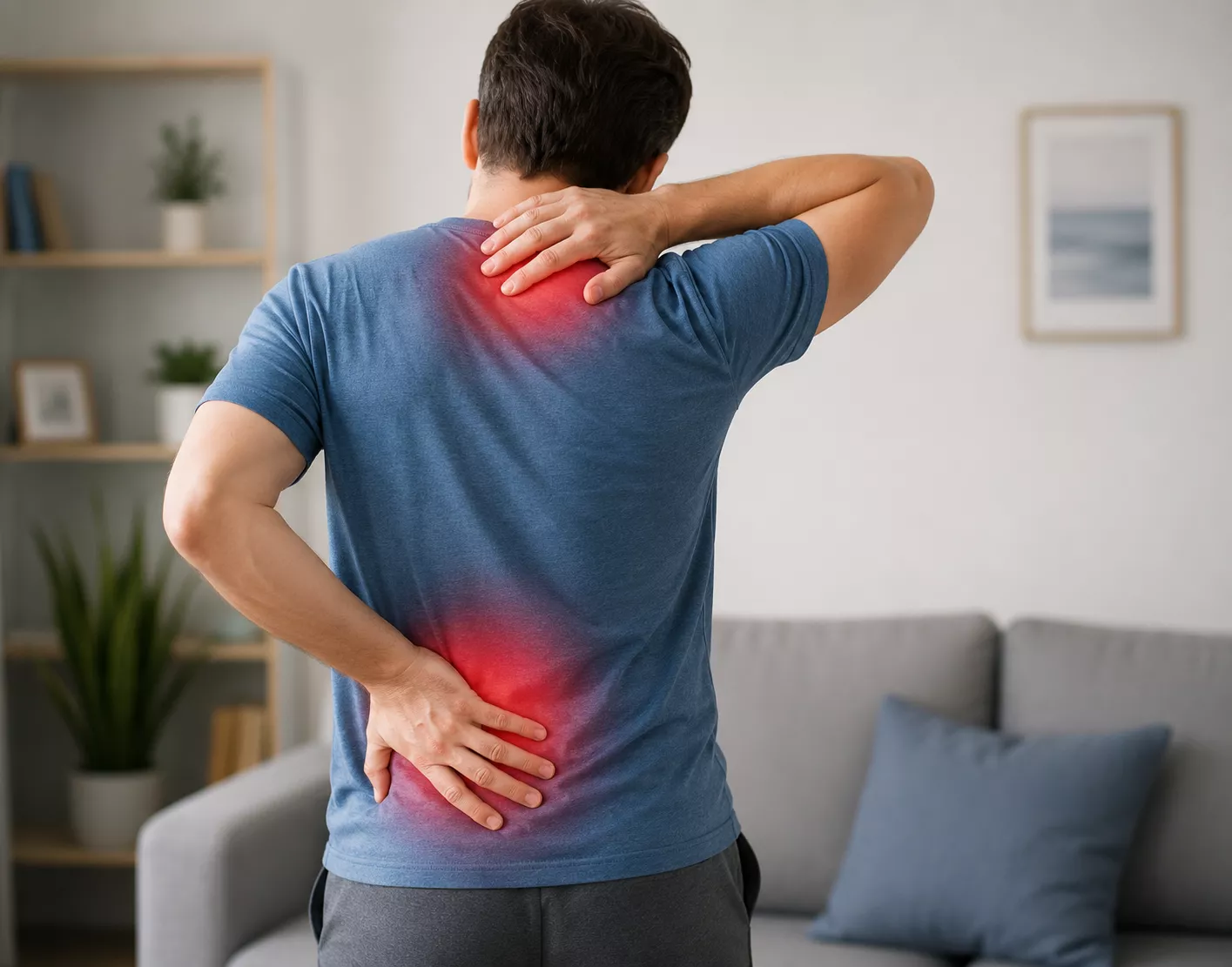 Back pain reduction support