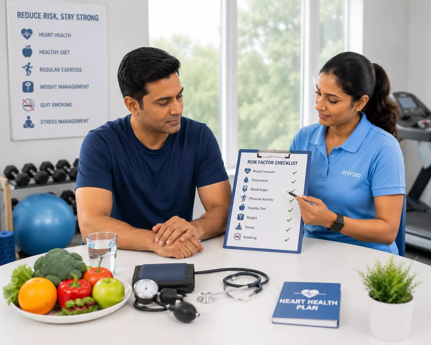 Reduced risk of complications support