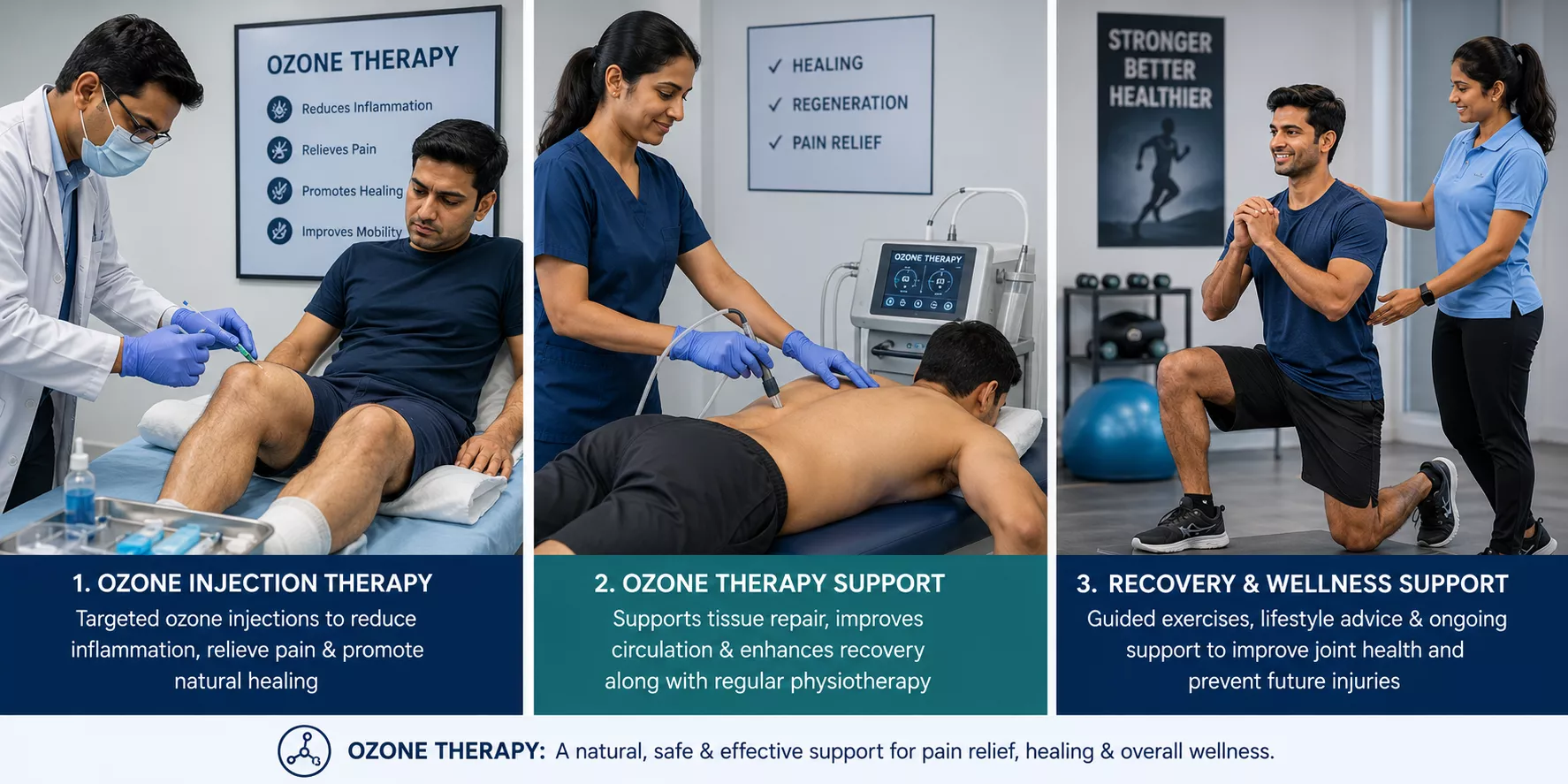 Related treatment support often discussed with ozone therapy