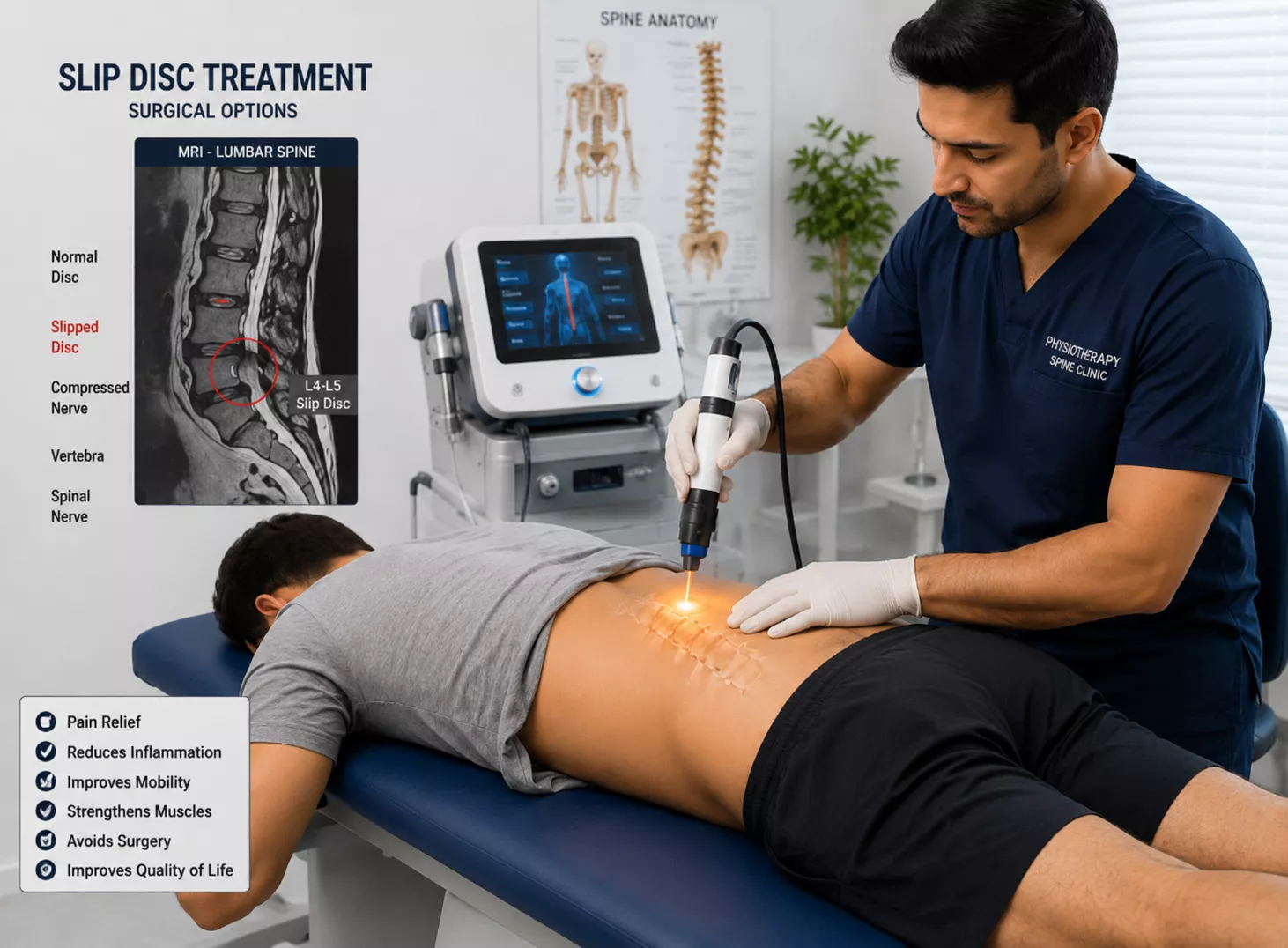 Slip disc treatment service