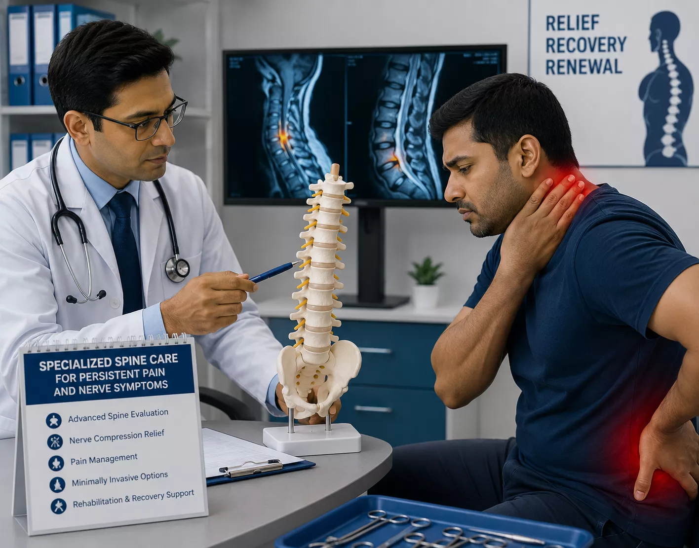 Specialized spine care for persistent pain and nerve symptoms