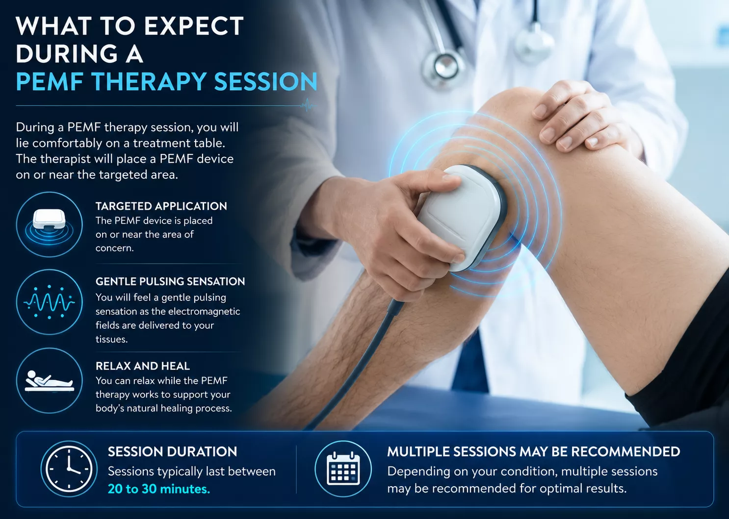 What to expect during a PEMF therapy session